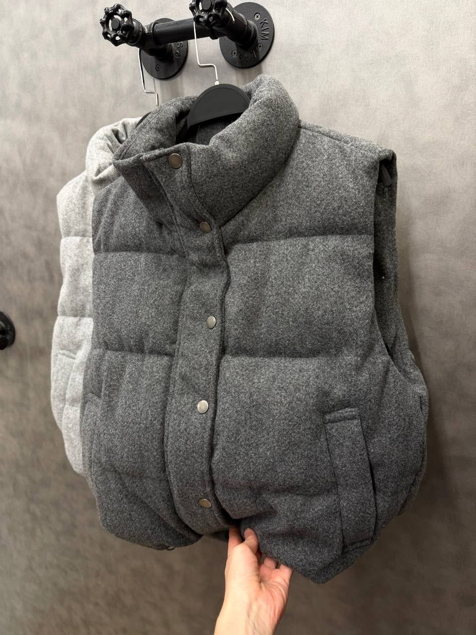 жилет утепленный оверсайз осенний umo shop,жилетка женская,жилет,стильная жилетка,жилет теплый