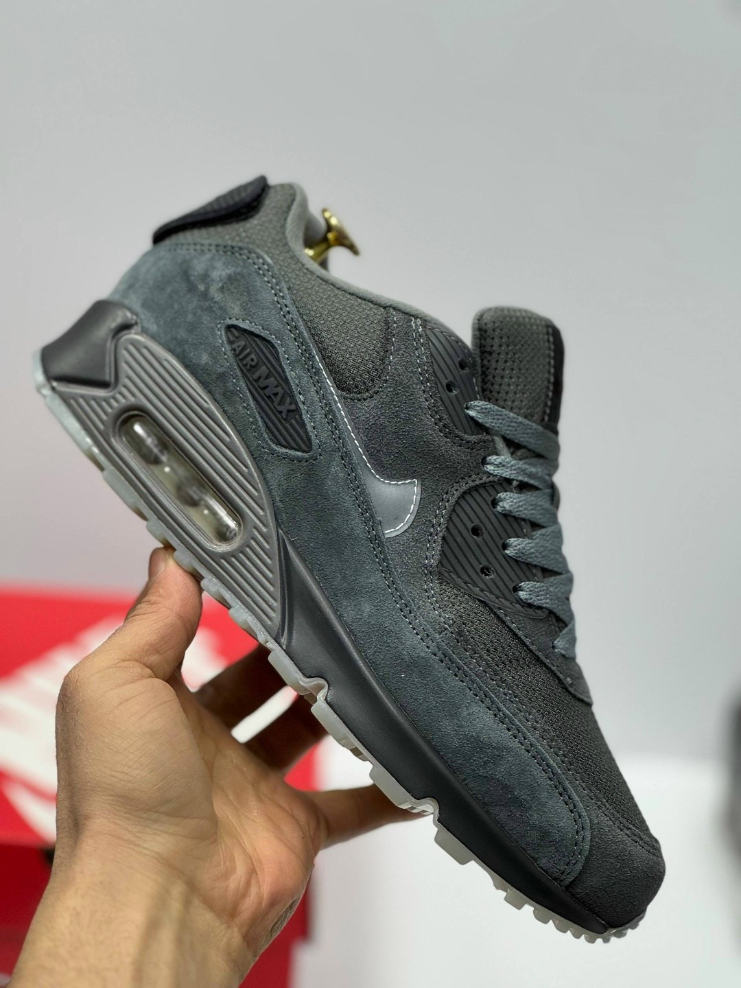 кроссовки nike air max 90,мужские кроссовки nike air max 90,nike air max 90 серые,кроссовки,кроссовки nike air max 90 terrascape