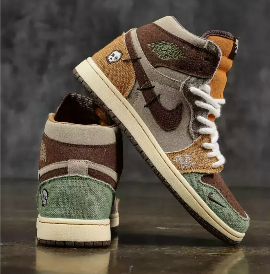 кроссовки nike air jordan 1 high voodoo,zion williamson x air jordan 1 low og voodoo,nike air jordan 1 low x zion williamson voodoo,кроссовки высокие air jordan low voodoo,кроссовки nike air jordan 1