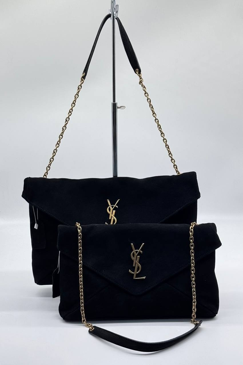сумка yves saint laurent черная натуральная замша,saint laurent сумка,замшевая сумка,yves saint laurent сумка,сумка