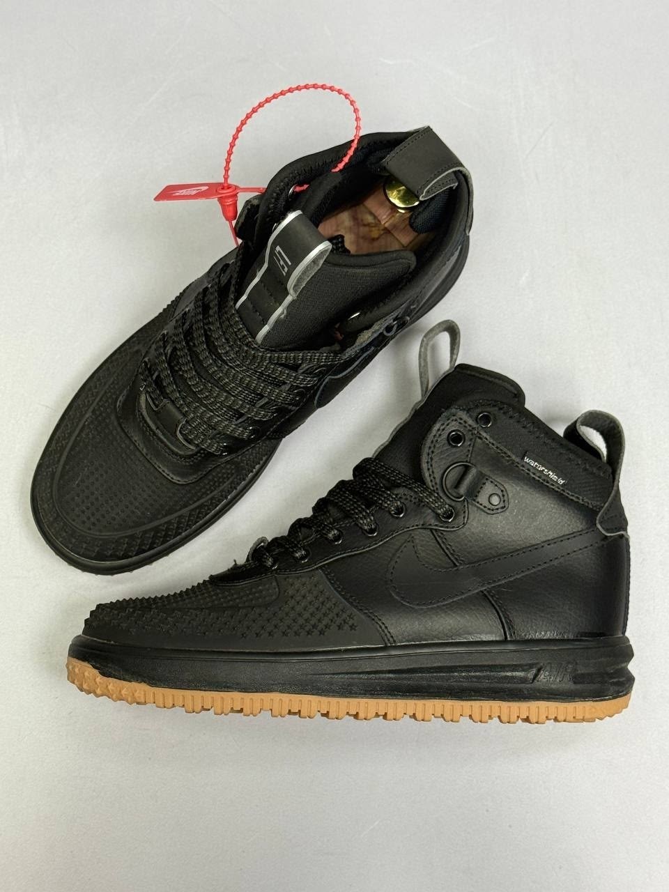 кроссовки nike lunar force 1 duckboot,nike lunar force 1 duckboot,nike lunar force 1 duckboot black gum,кроссовки мужские nike lunar force 1 duckboot black,nike lunar force 1 duckboot черные
