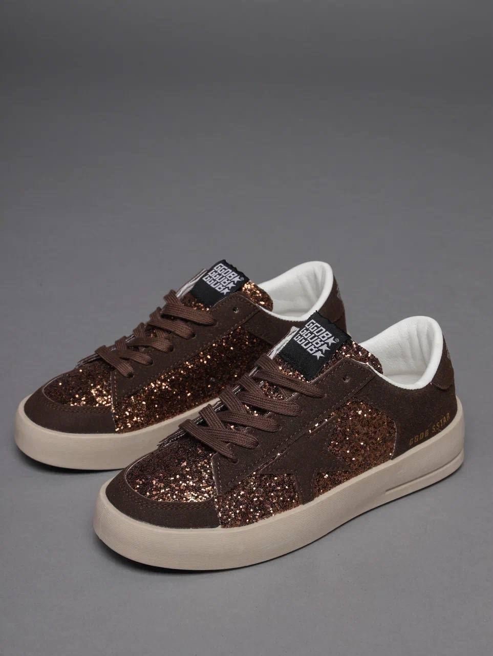 кроссовки golden goose с пайетками на платформе,кеды голден,кроссовки со стразами кеды shems цвет серебро черный,кроссовки golden goose,golden goose кеды hi star с блестками белый