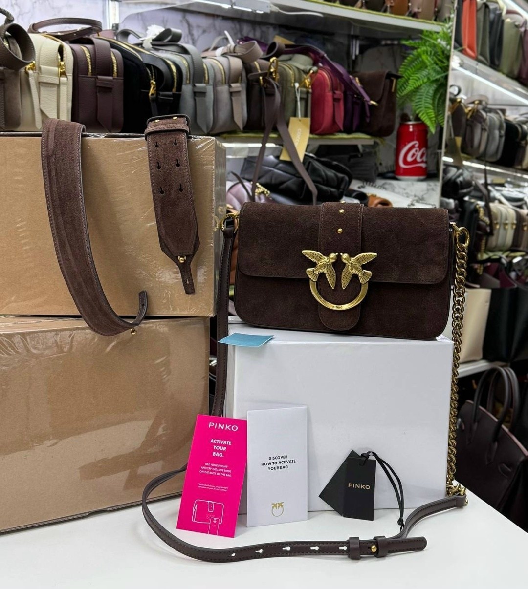 сумка pinko,женская сумка pinko,сумка pinko коричневый,сумка pinko оригинал,брендовые сумочки