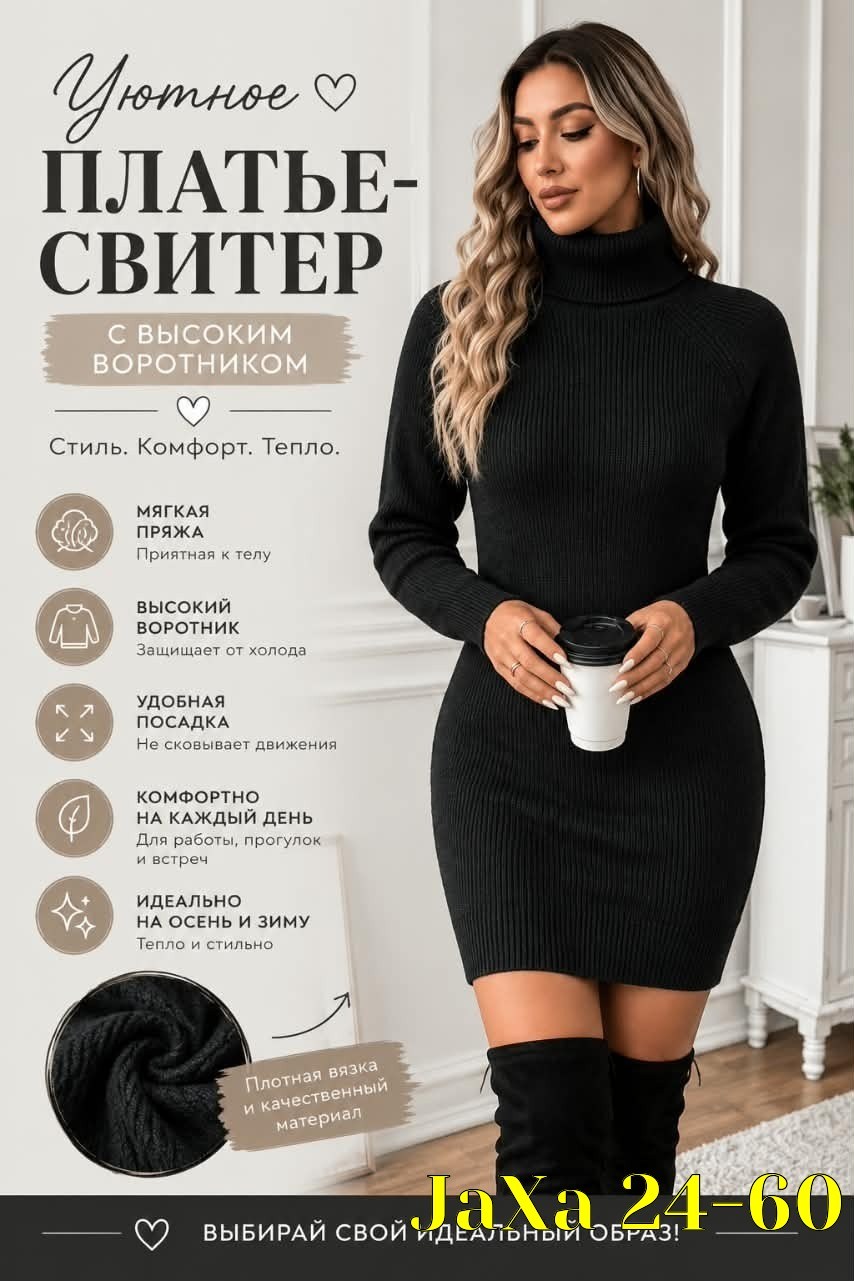 платье вязаное теплое,платье вязаное,трендовое трикотажное платье лапша,серое вязаное платье,платье-свитер вязаный в рубчик с высоким воротником