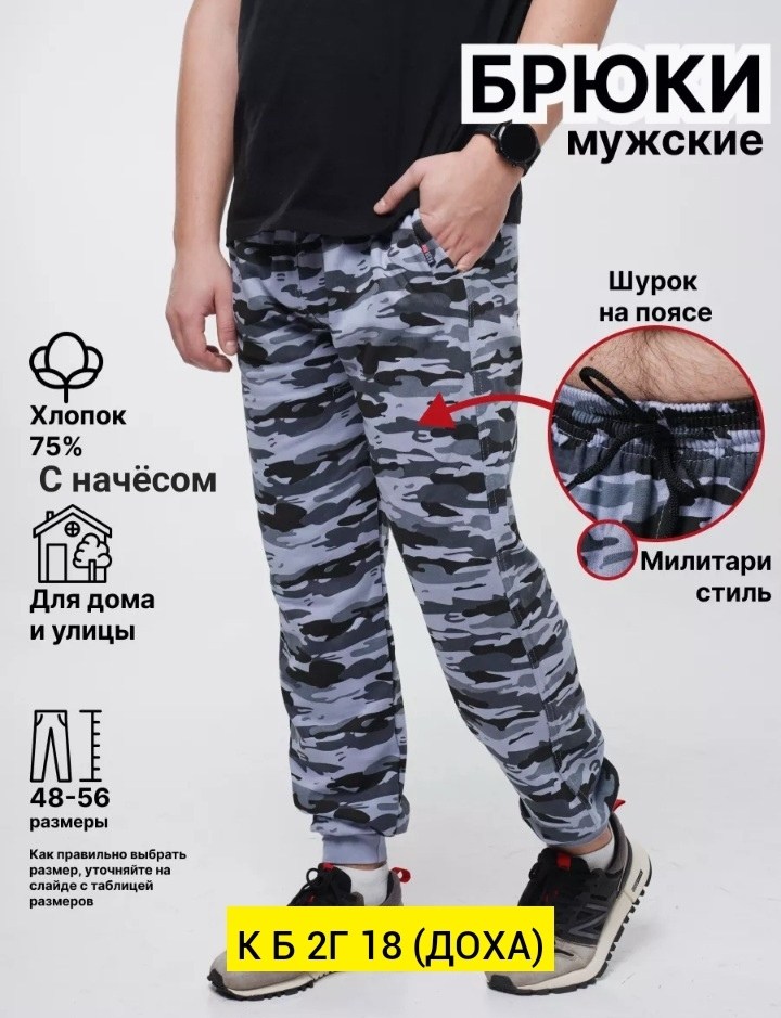 спортивные штаны камуфляжные с манжетом джоггеры,штаны джоггеры,джоггеры камуфляжные,камуфляжные штаны,джоггеры камуфляж