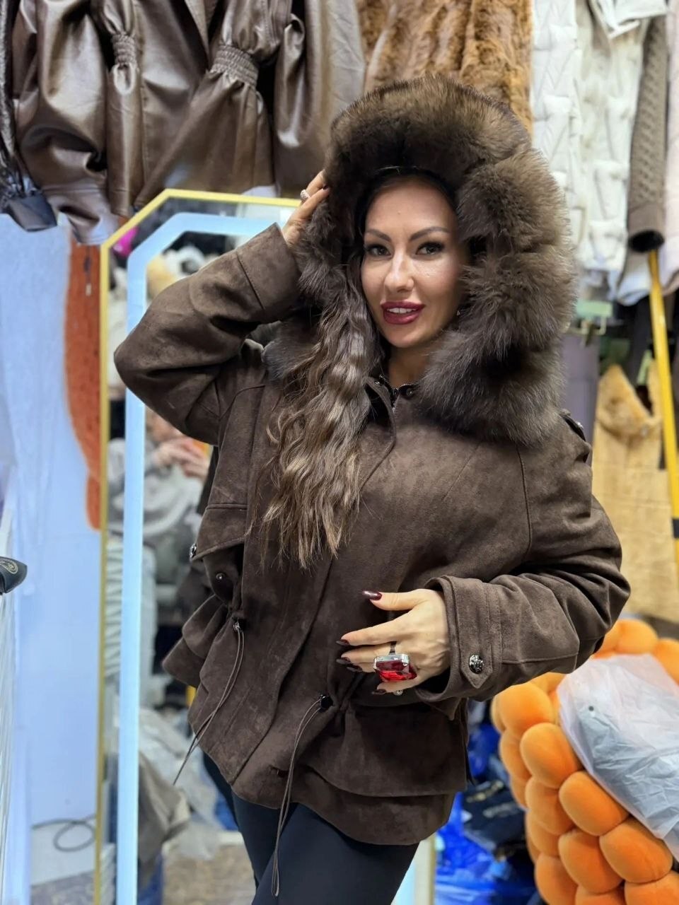 парка с натуральным мехом schikui_shop_furs,зимние куртки,парка женская с натуральным мехом,парка с мехом,парка женская с мехом