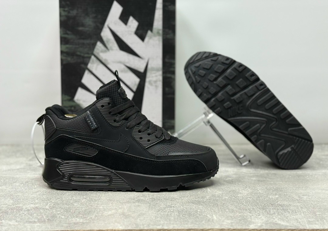 nike air max 90 ultra mid winter,кроссовки nike air max 90,зимние кроссовки nike air max 90 цвет черный,зимние кроссовки nike air max,кросівки чоловічі найк nike air max 90 sneakerboot winter black
