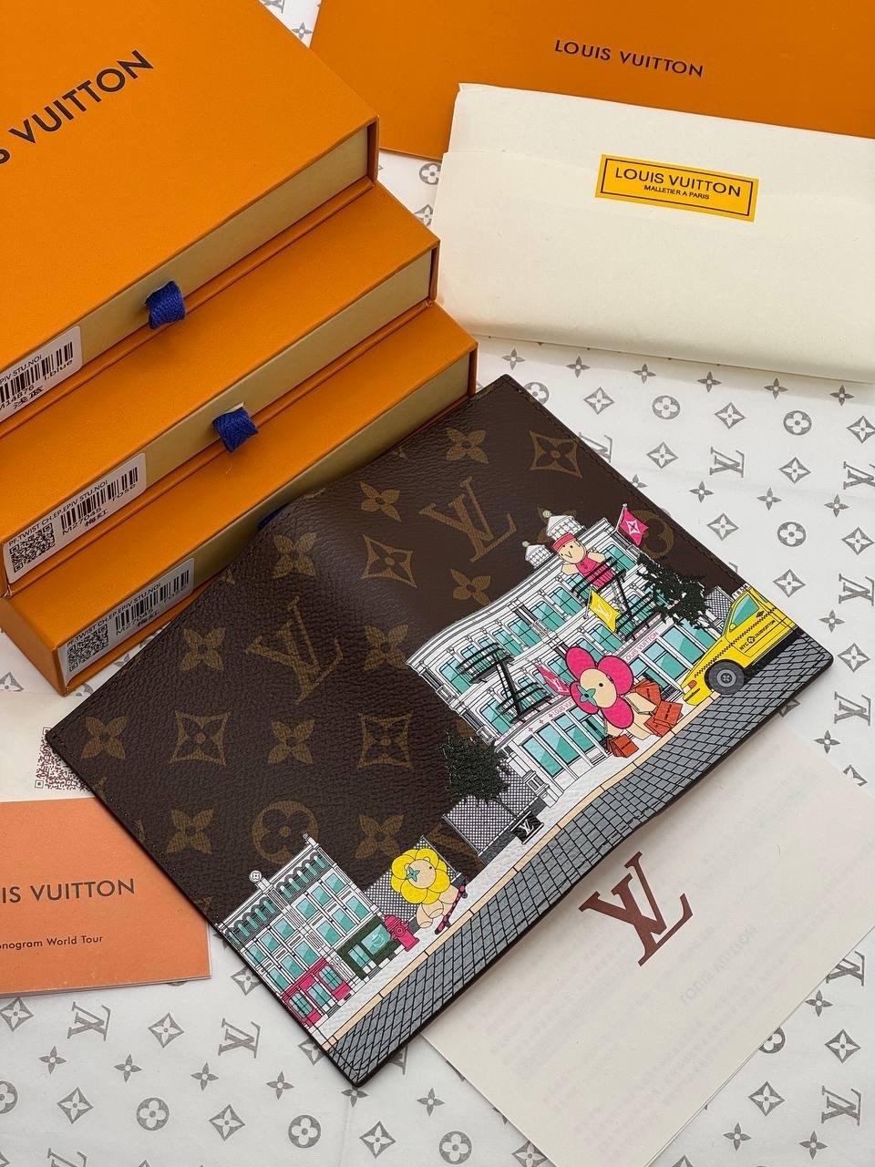обложка на паспорт louis vuitton,обложка для паспорта луи виттон,женская обложка на паспорт louis vuitton,обложка для паспорта louis vuitton с белым медведем,обложка для документов louis vuitton