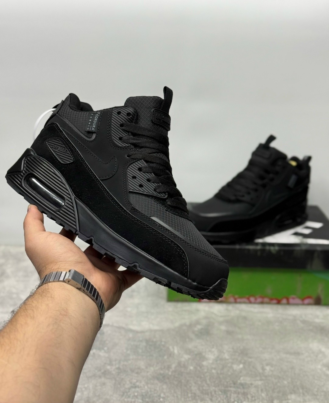 nike air max 90 ultra mid winter,кроссовки nike air max 90,зимние кроссовки nike air max 90 цвет черный,зимние кроссовки nike air max,кросівки чоловічі найк nike air max 90 sneakerboot winter black
