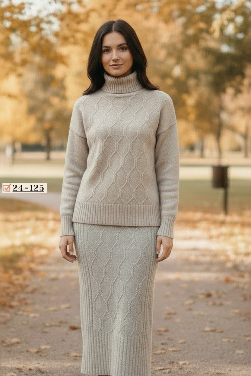 костюм женский,вязаный костюм с юбкой ,белый костюм с юбкой,костюм вязаный с юбкой,вязаный трикотажный костюм с юбкой konkretika