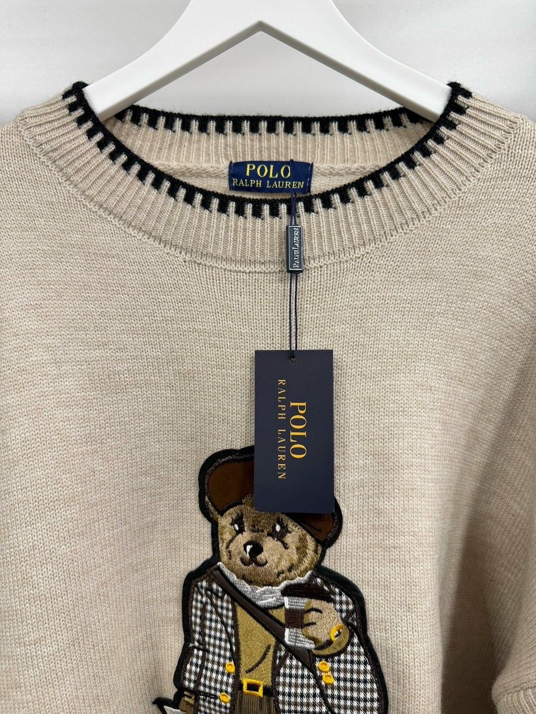 свитер с вышивкой,свитер ralph lauren,свитер с мишкой,свитер ralph lauren с мишками,свитер