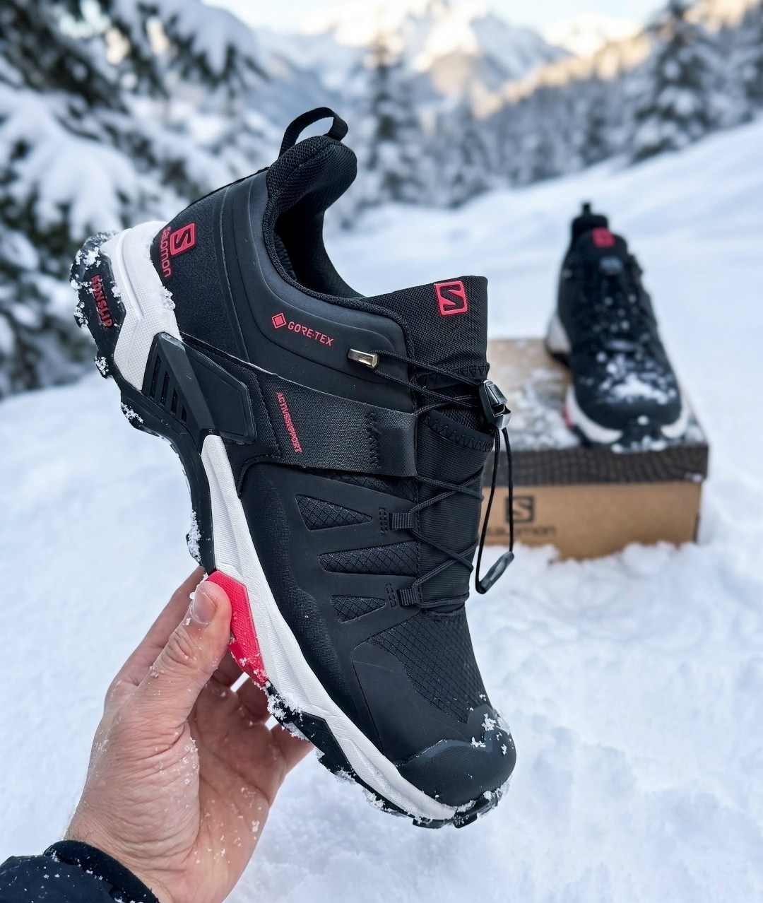 кроссовки salomon,ботинки salomon quest winter ts cswp,кроссовки треккинговые,кроссовки зимние salomon,кроссовки