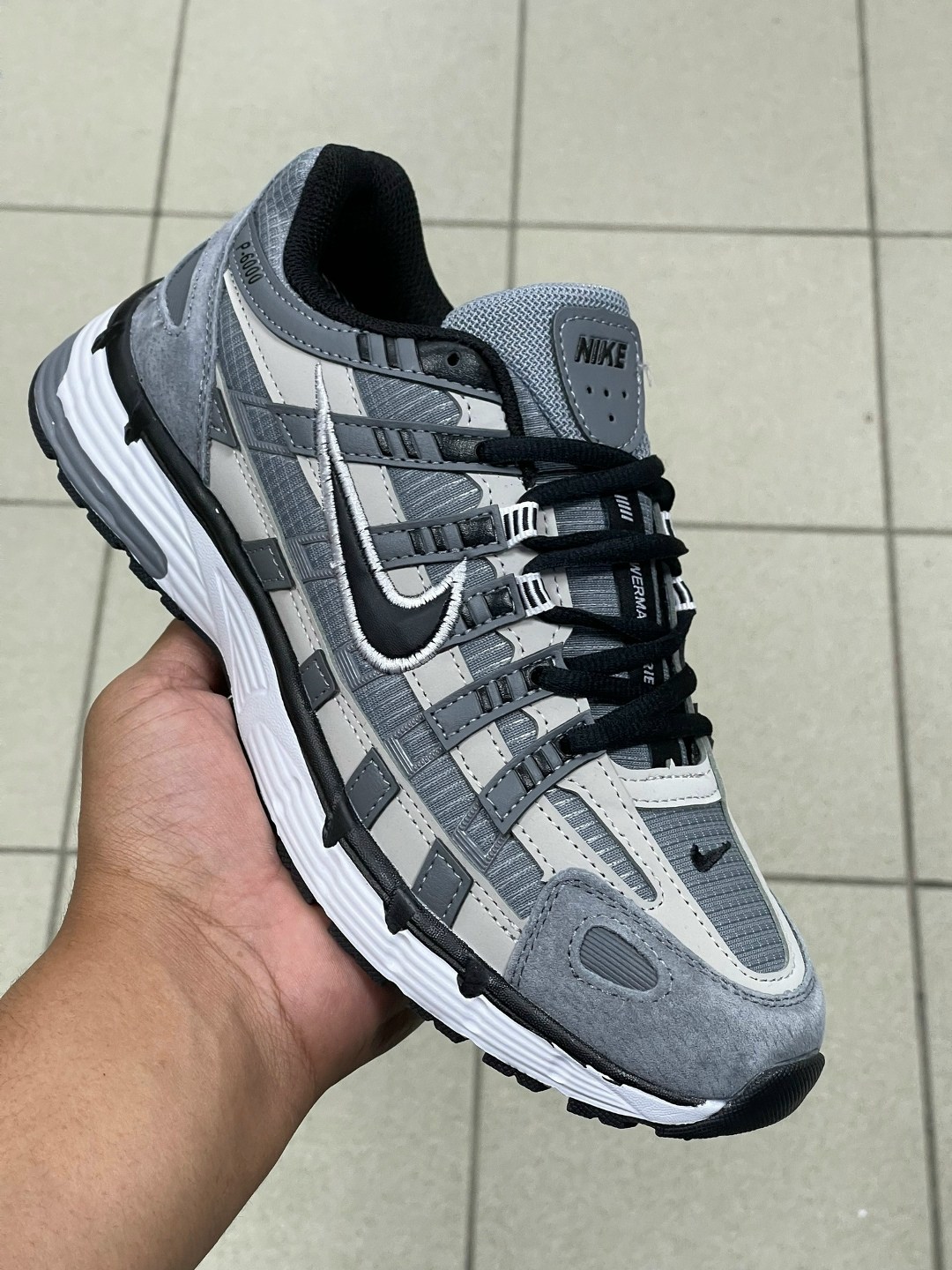 кроссовки nike p-6000,кроссовки nike p-6000 premium anthracite smoke grey черный,кроссовки,мужские кроссовки,кроссовки nike
