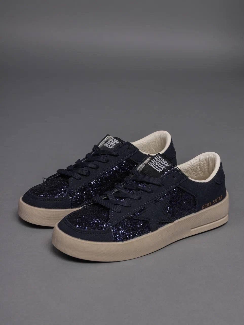 кроссовки golden goose с пайетками на платформе,кеды голден,кроссовки со стразами кеды shems цвет серебро черный,кроссовки golden goose,golden goose кеды hi star с блестками белый