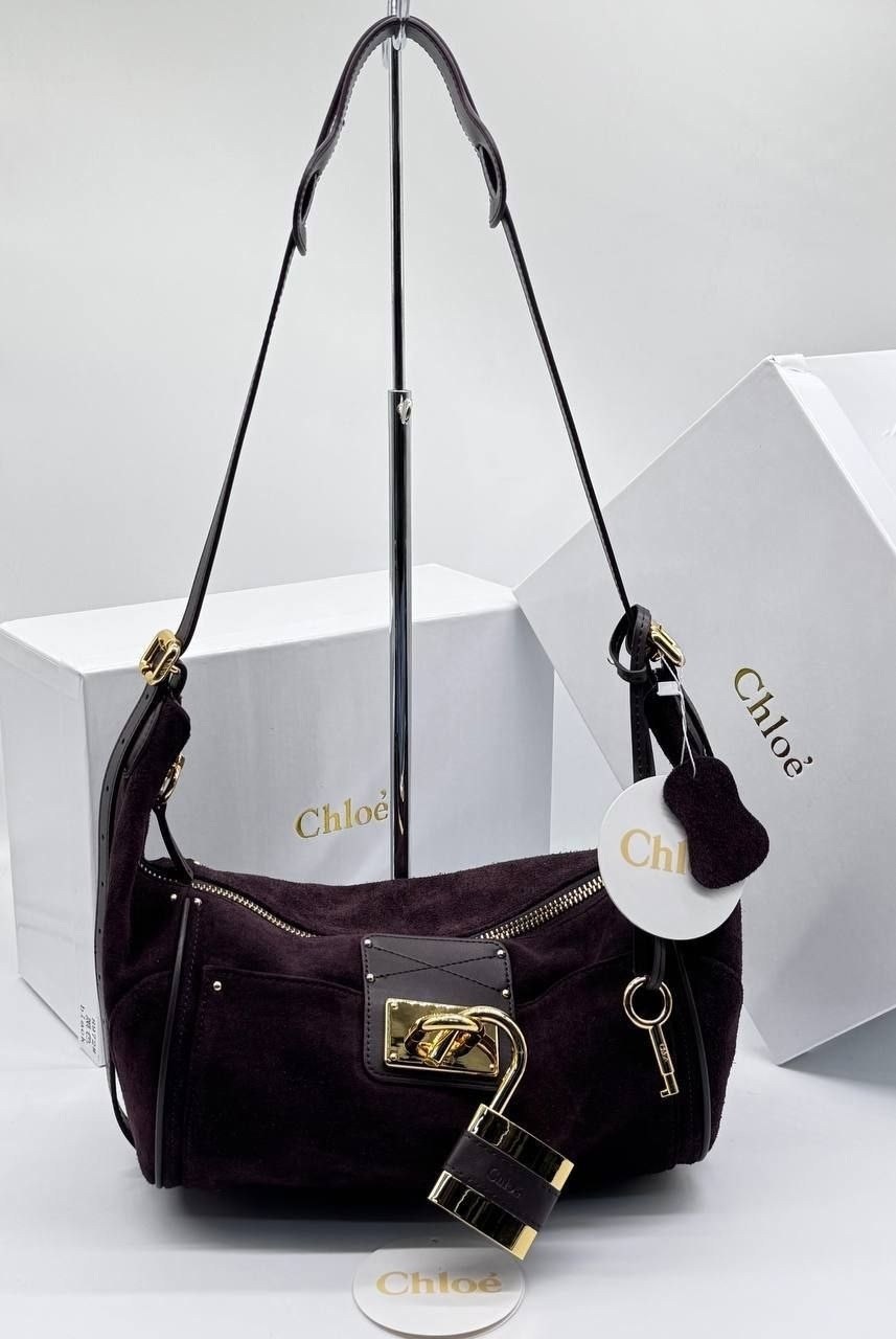 сумка chloe натуральная замша,замшевая сумка,женская замшевая сумка,сумка фиолетовая,сумка chloe