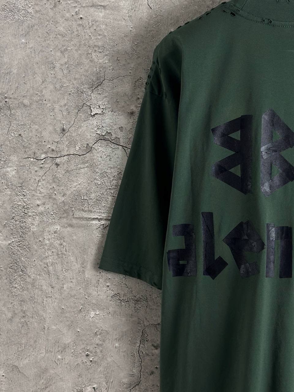 футболка баленсиага зеленая,balenciaga distressed,balenciaga t shirt,футболка balenciaga,balenciaga distressed t shirt