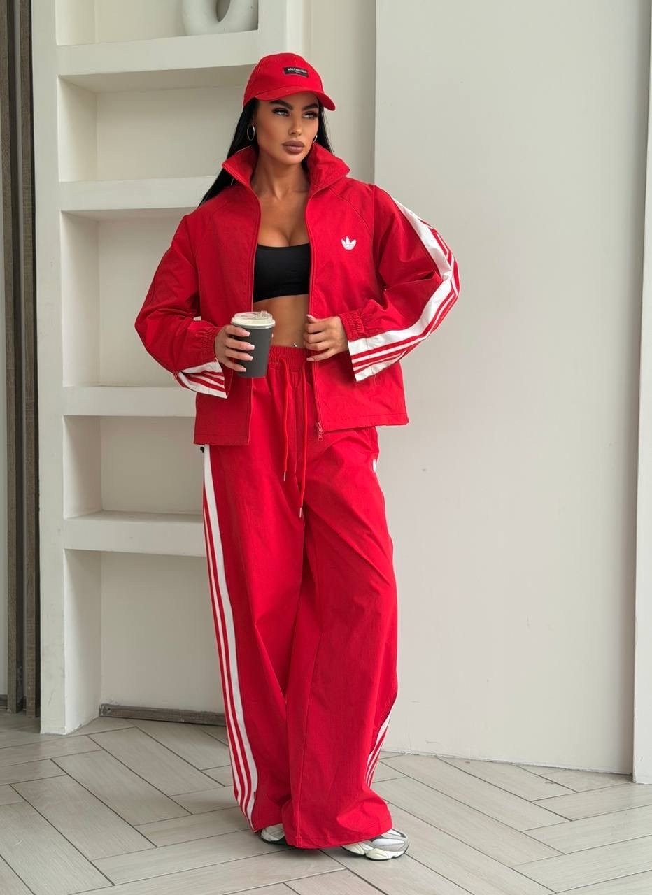 костюм адидас,костюм красный,спортивный костюм,adidas красный,женские костюмы