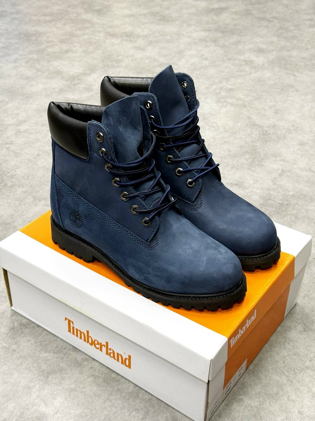 ,мужские ботинки timberland,timberland 6 inch premium,тимберленды синие,timberland 6 inch синие