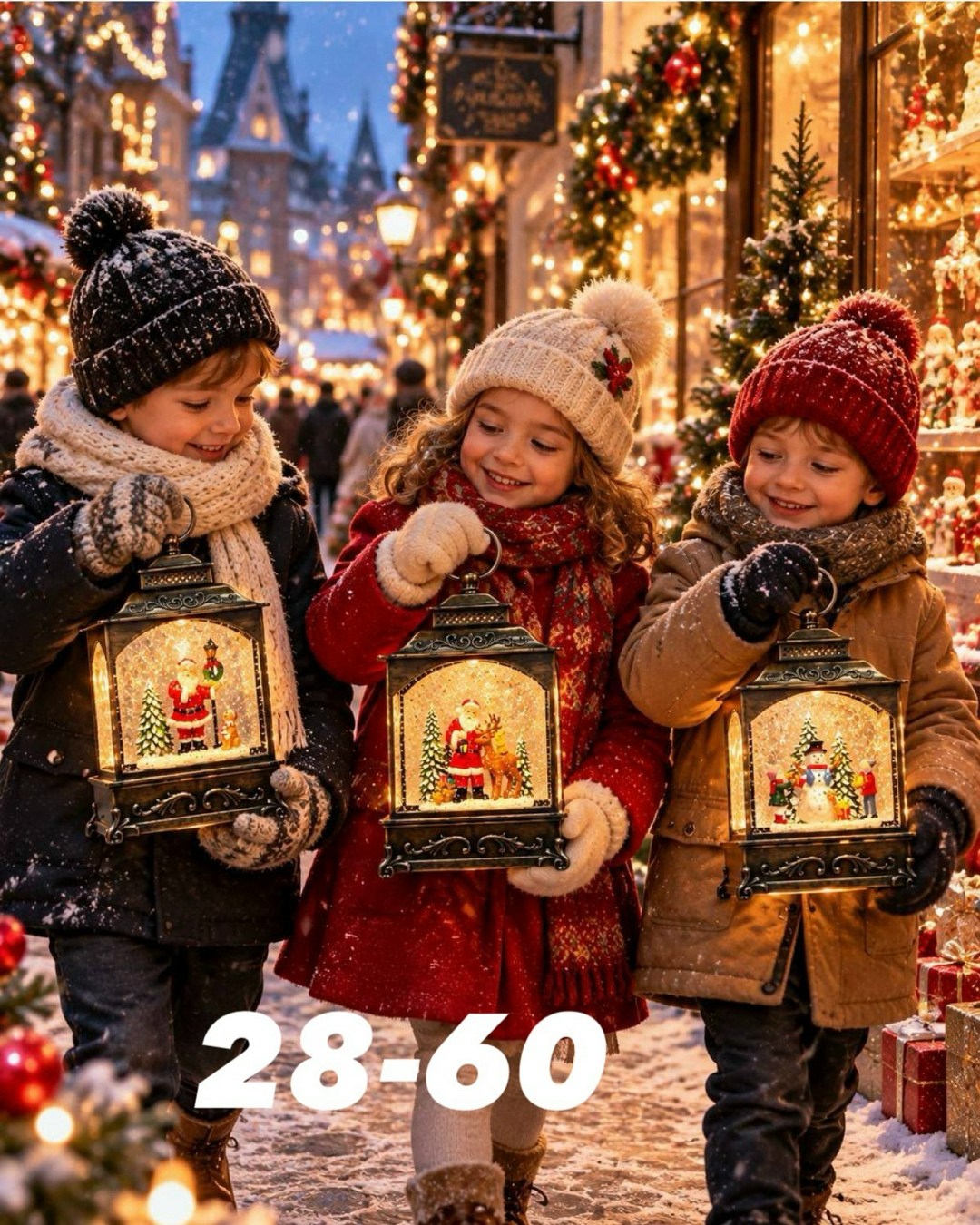 фонарь новогодний музыкальный светильник со снегом,новогодний фонарь с подсветкой и снегом 22 см,новогодний фонарь и светильник "подарки под елкой" с метелью и новогодней музыкой,большой новогодний фо