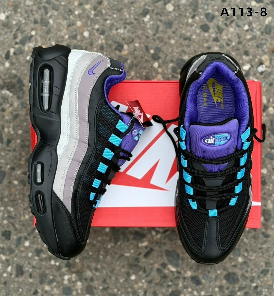 кроссовки nike air max 95,nike air max 95 черные,nike air max 95,кроссовки,кроссовки мужские nike air max
