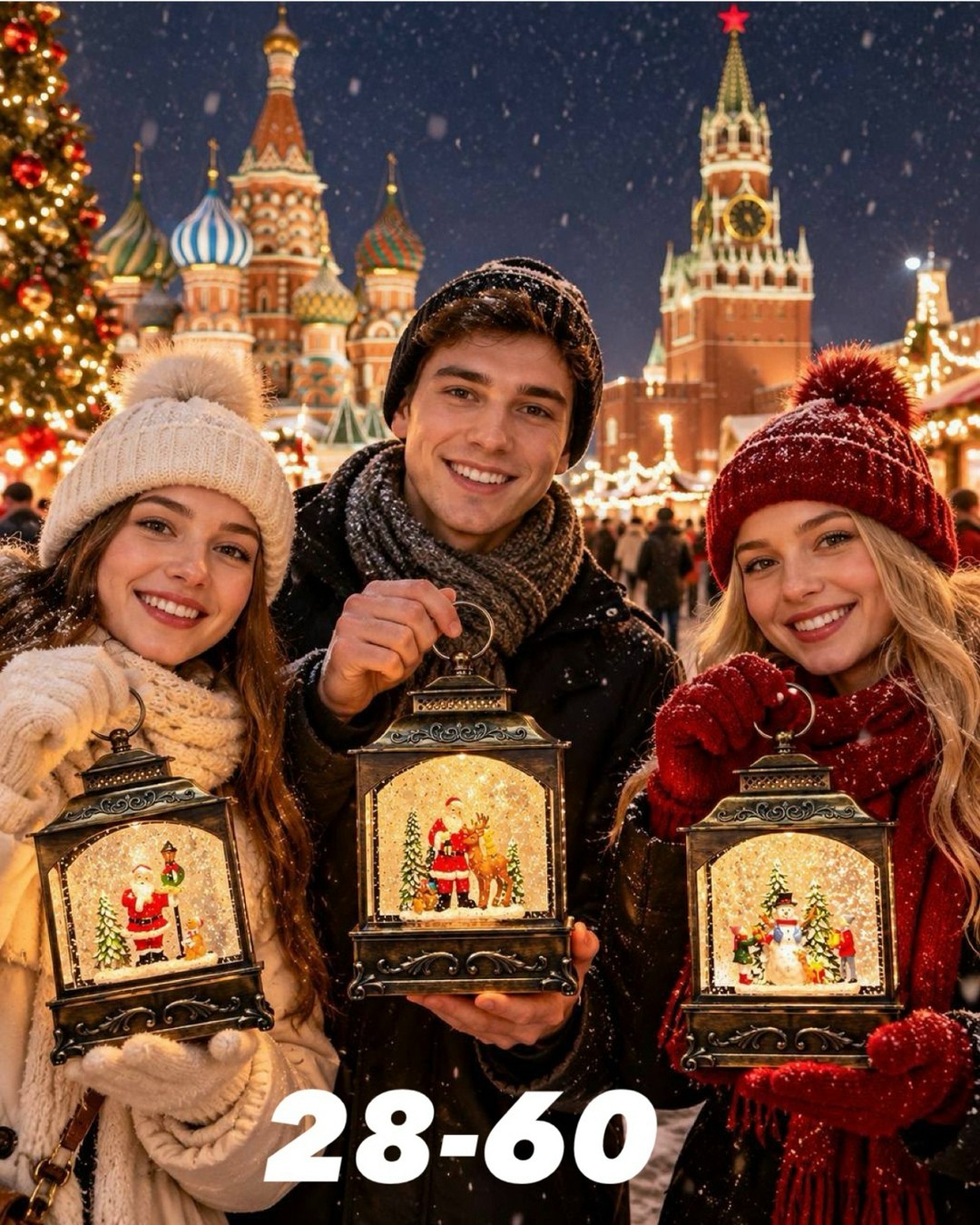 фонарь новогодний музыкальный светильник со снегом,новогодний фонарь с подсветкой и снегом 22 см,новогодний фонарь и светильник "подарки под елкой" с метелью и новогодней музыкой,большой новогодний фо