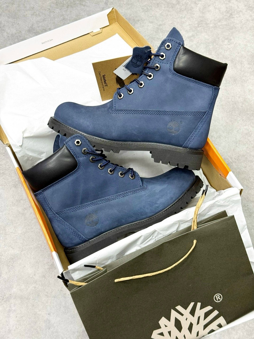 ,мужские ботинки timberland,timberland 6 inch premium,тимберленды синие,timberland 6 inch синие