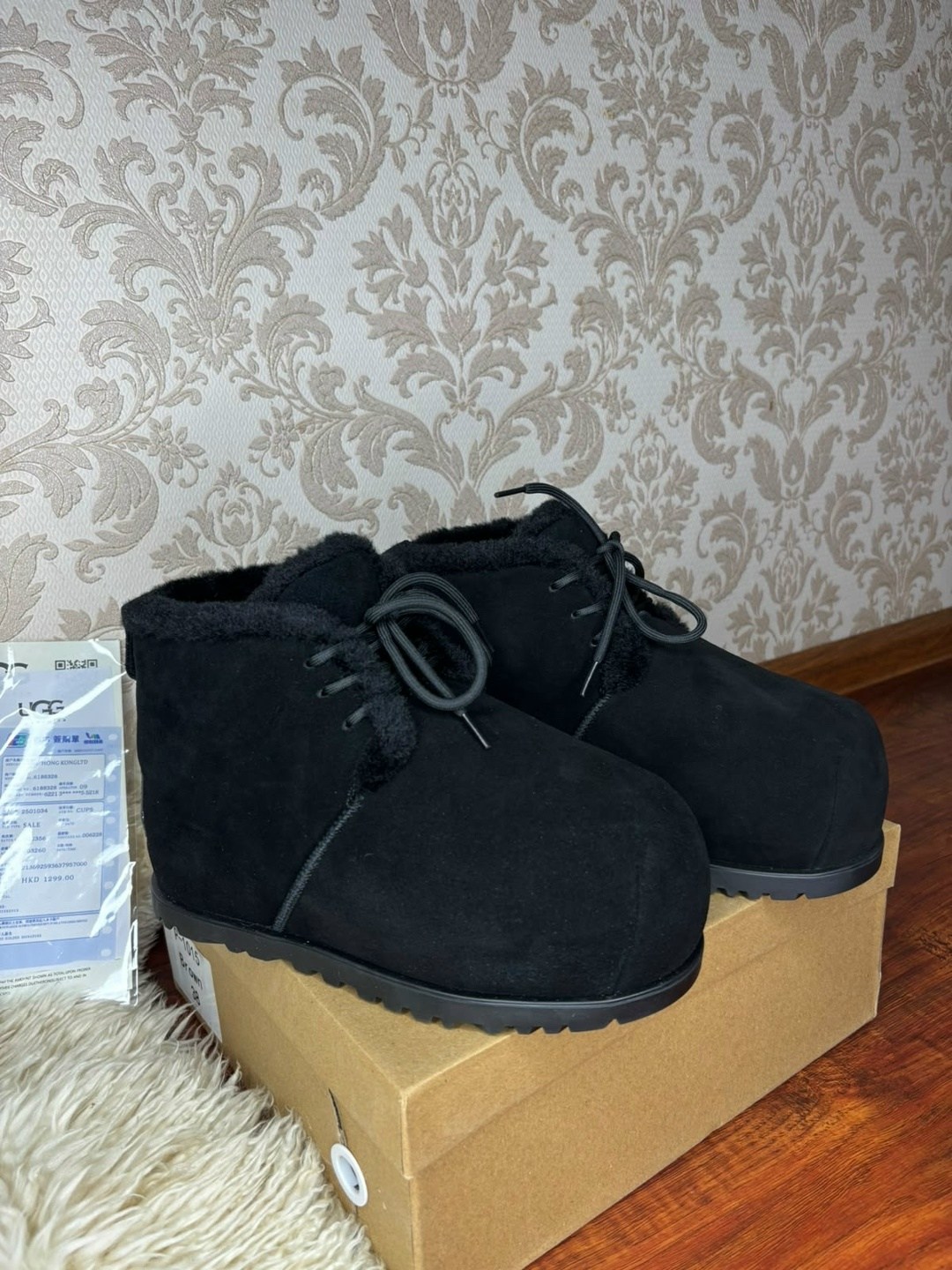 ботинки neumel ii ugg черный,,ugg neumel black,ботинки ugg мужские,ugg neumel