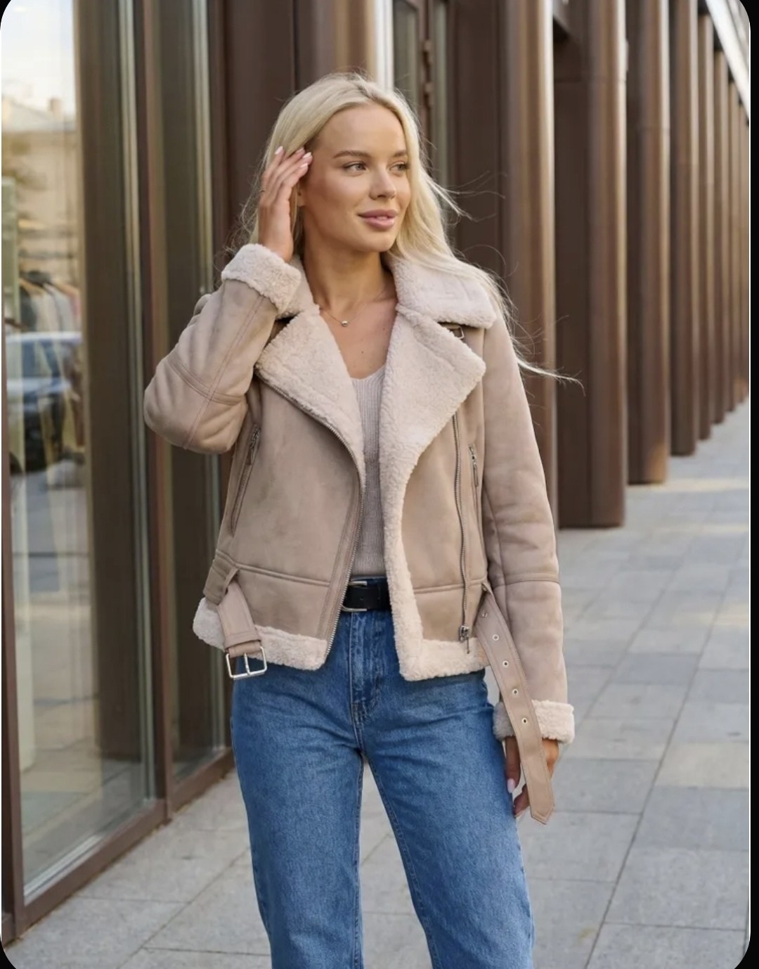 дубленка женская,дубленка искусственная ays fashion,искусственная дубленка,зимняя дубленка,стильная дубленка женская