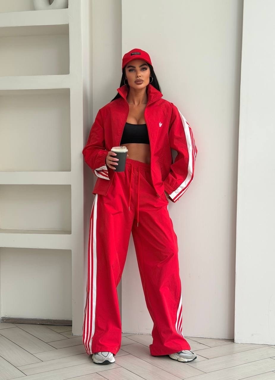 костюм адидас,костюм красный,спортивный костюм,adidas красный,женские костюмы