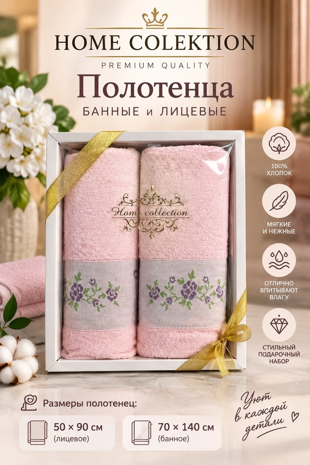 наборы полотенца,подарочные наборы полотенец,набор банных полотенец union home,набор банных полотенец подарочный,набор махровых полотенец