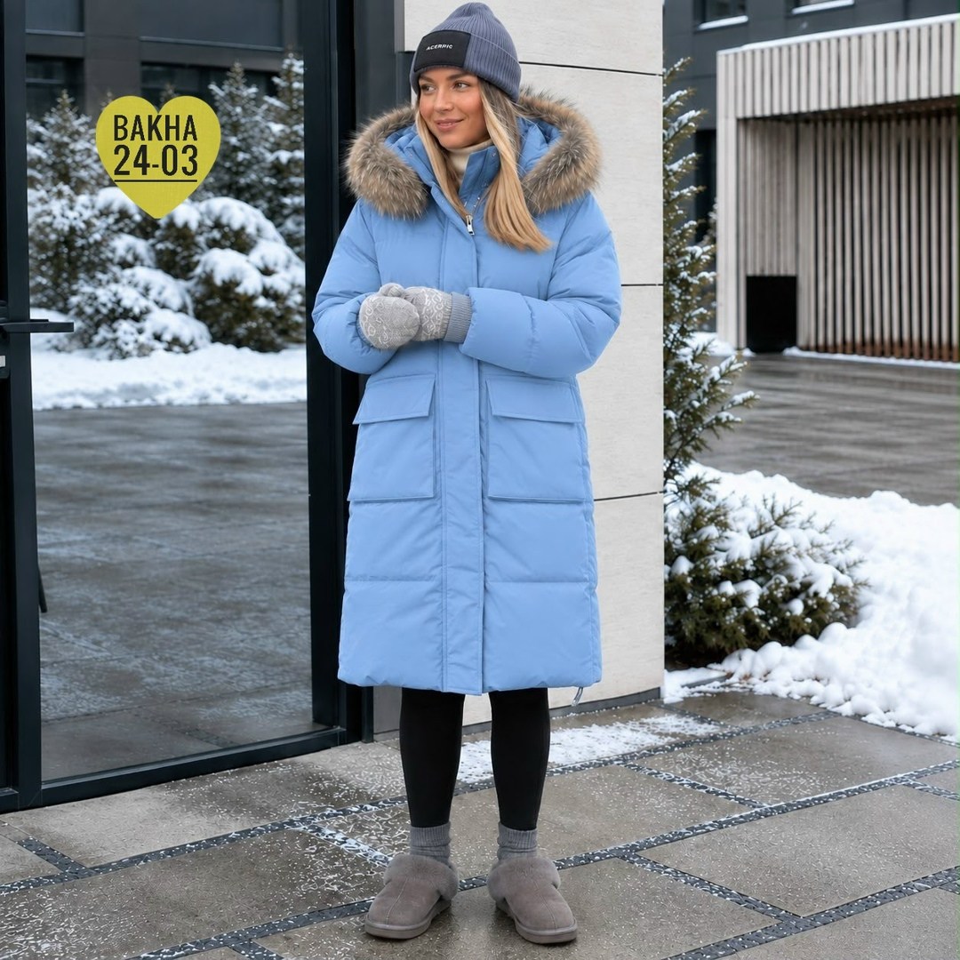 куртка женская зимняя,пуховик женский,frandsen luisa knee length puffer coat in blue,куртка женская,пуховик
