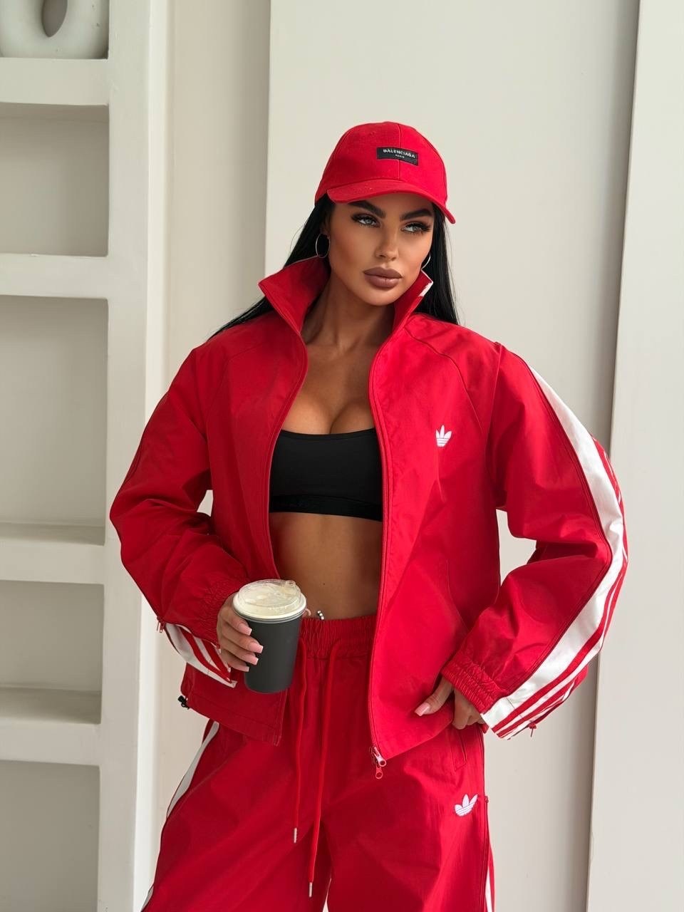 костюм адидас,костюм красный,спортивный костюм,adidas красный,женские костюмы