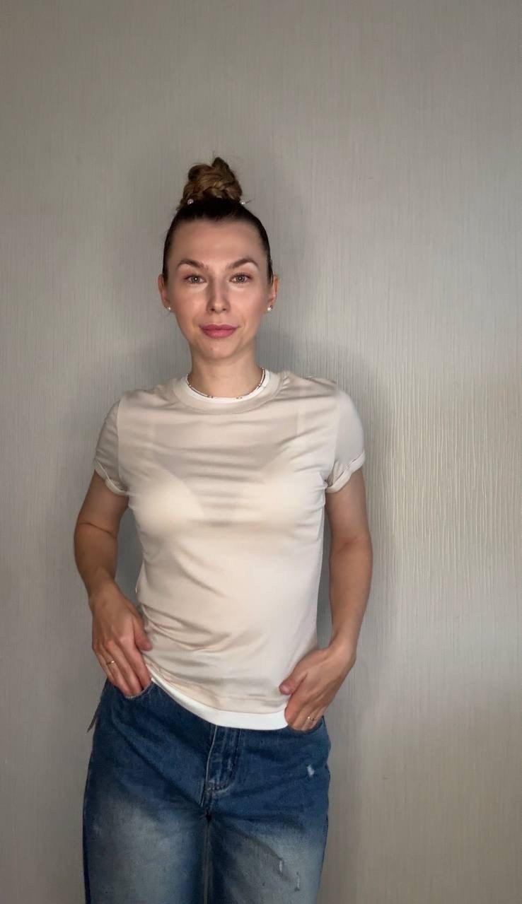 футболка женская,белая женская футболка,базовая женская футболка,футболка,белая эластичная женская футболка с короткими рукавами