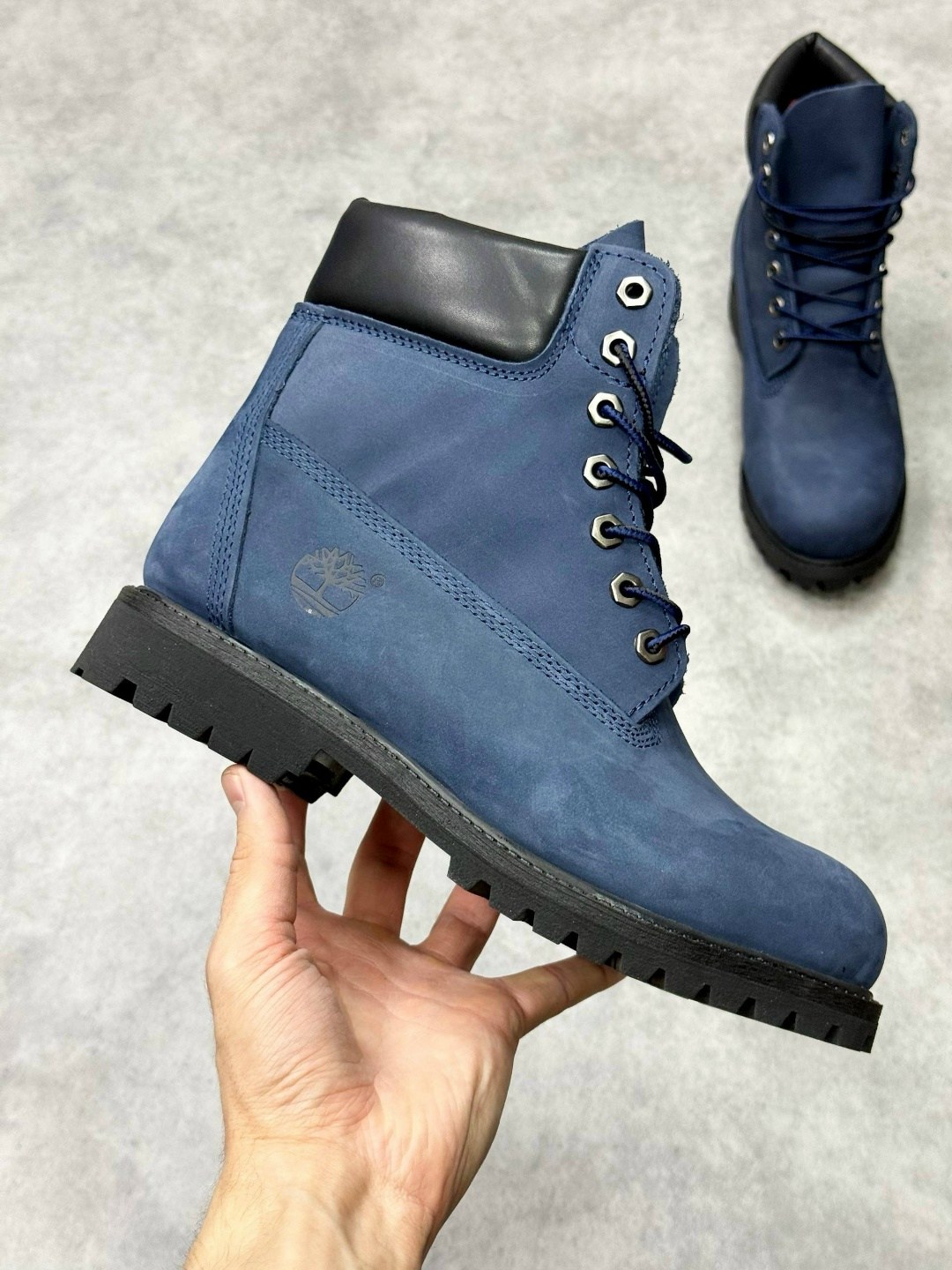 ,мужские ботинки timberland,timberland 6 inch premium,тимберленды синие,timberland 6 inch синие