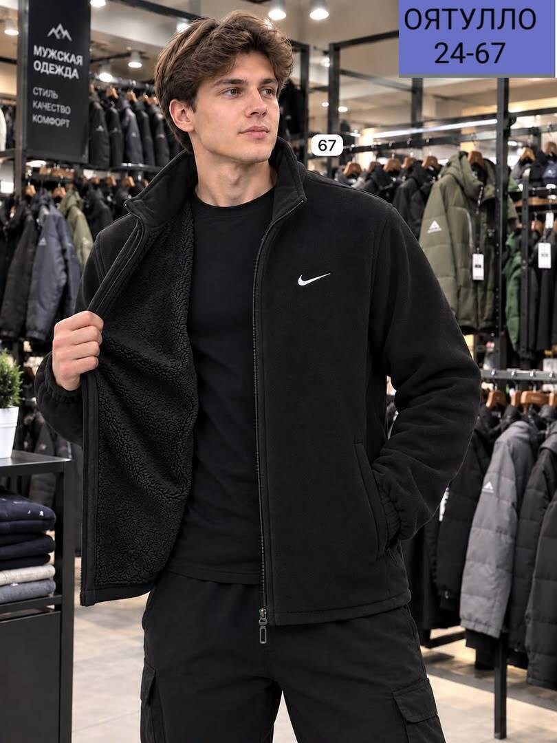 толстовка мужская,толстовка на флисе,тёплая мужская флиска флисовая кофта nike,толстовка флисовая,свитшот мужской