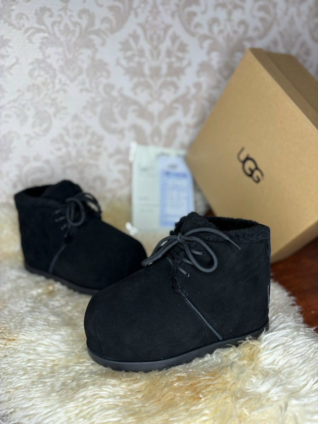 ботинки neumel ii ugg черный,,ugg neumel black,ботинки ugg мужские,ugg neumel