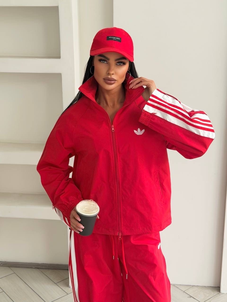 костюм адидас,костюм красный,спортивный костюм,adidas красный,женские костюмы