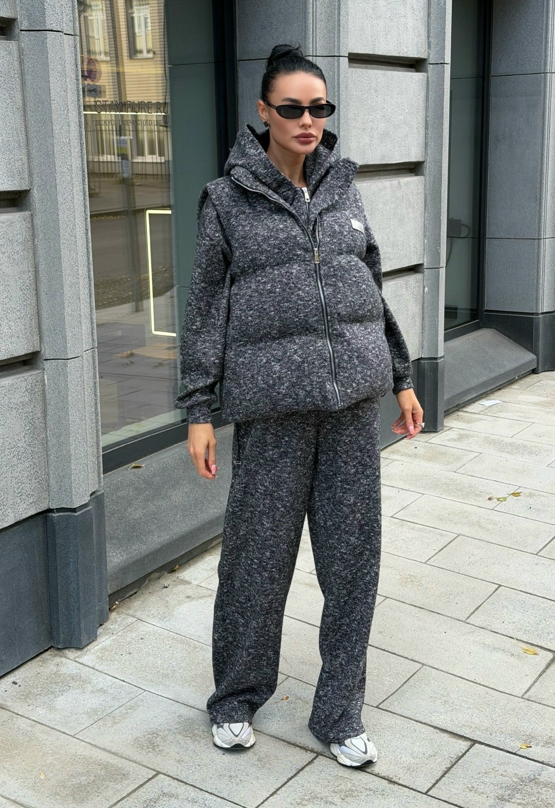 стильные костюмы,костюм тройка женский,костюм тройка с курткой,miu miu женский серый костюм тройка premium,костюм тройка