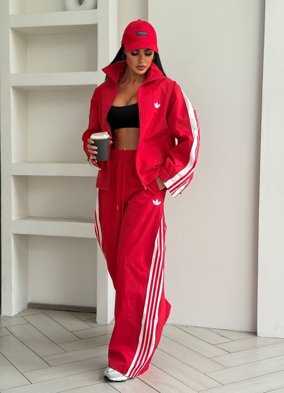 костюм адидас,костюм красный,спортивный костюм,adidas красный,женские костюмы