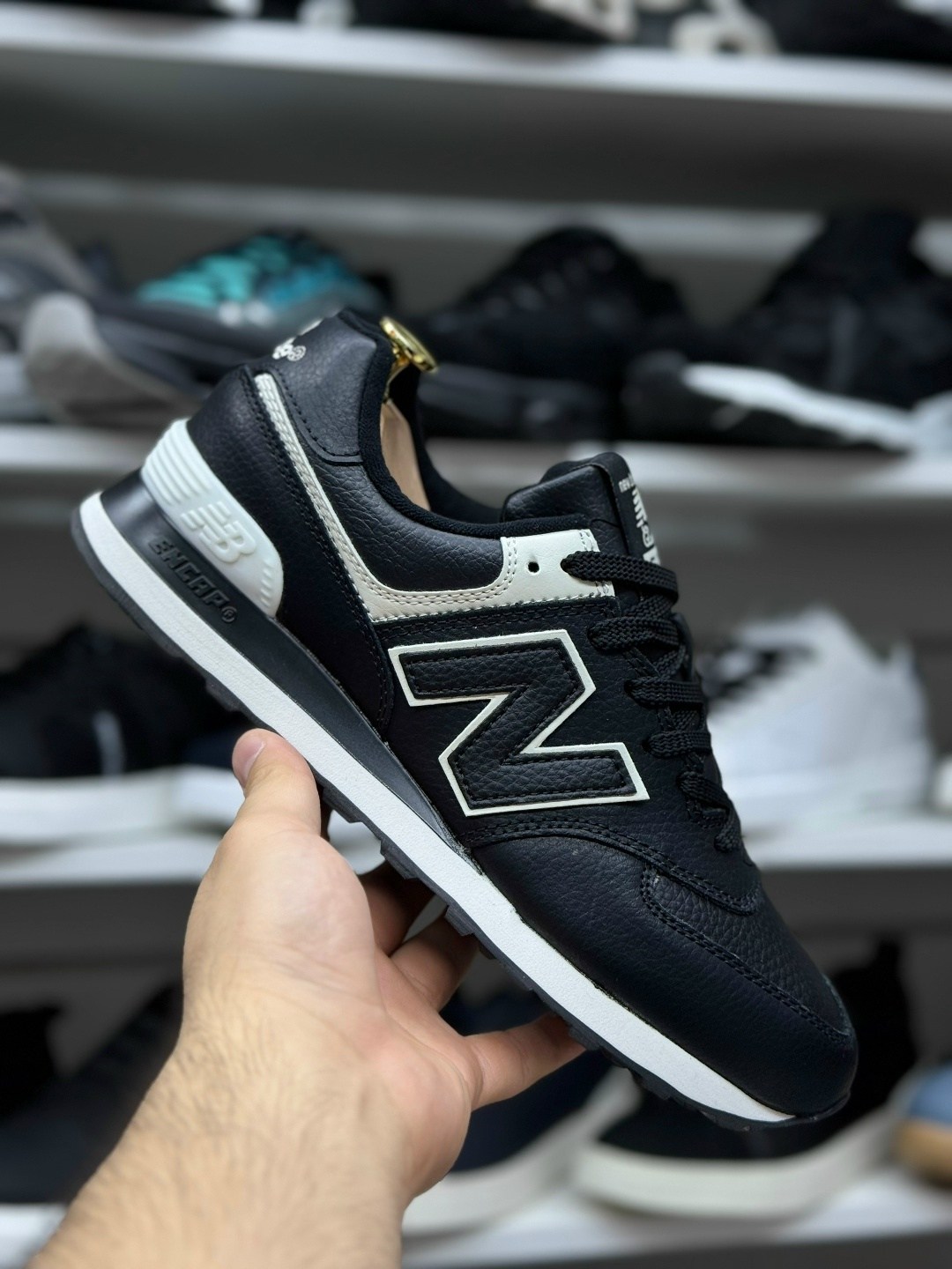 кроссовки new balance 574,кроссовки new balance 574 чёрные кожаные,кроссовки new balance,мужские кроссовки new balance,мужские кроссовки new balance 574