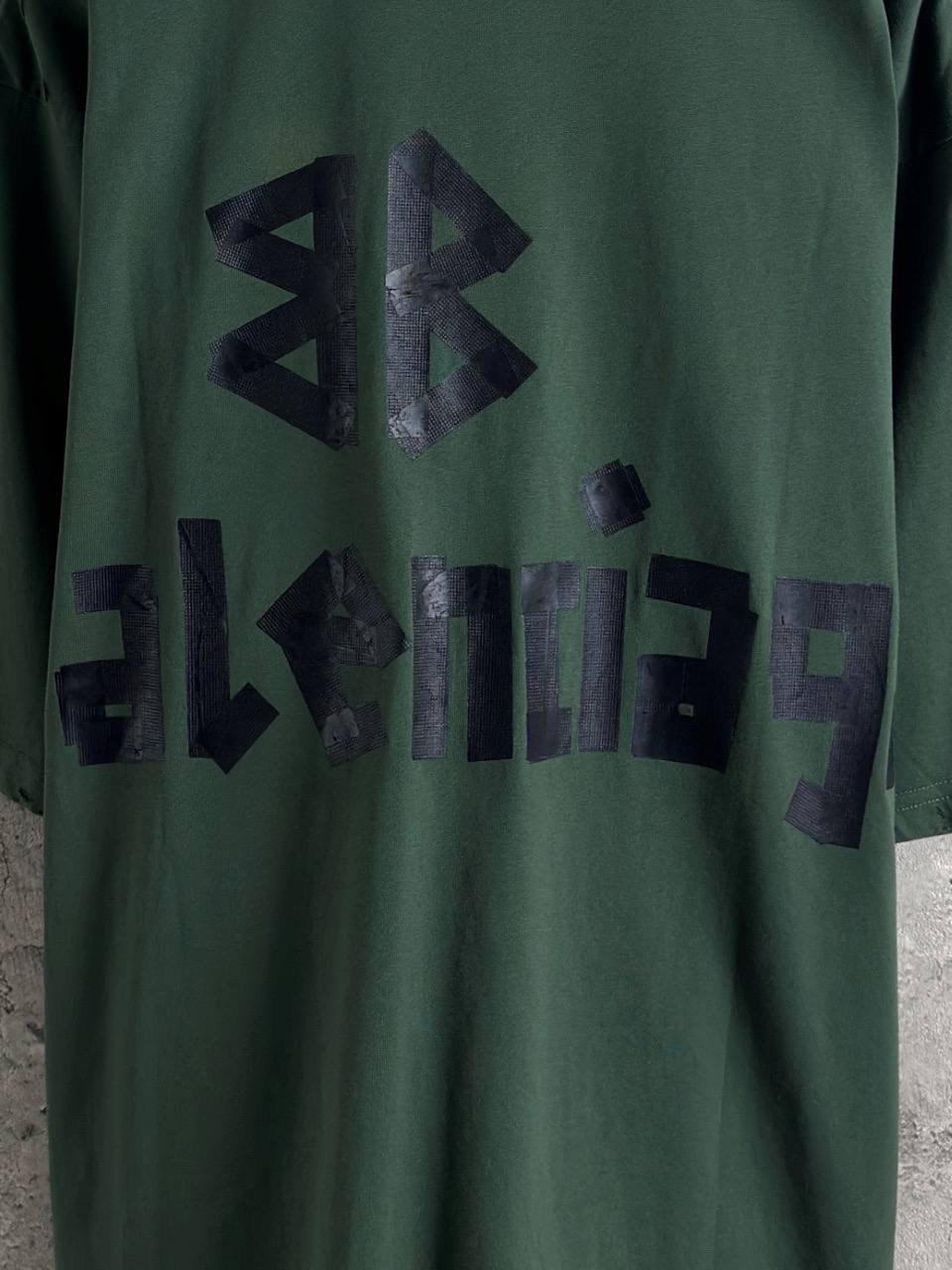 футболка баленсиага зеленая,balenciaga distressed,balenciaga t shirt,футболка balenciaga,balenciaga distressed t shirt