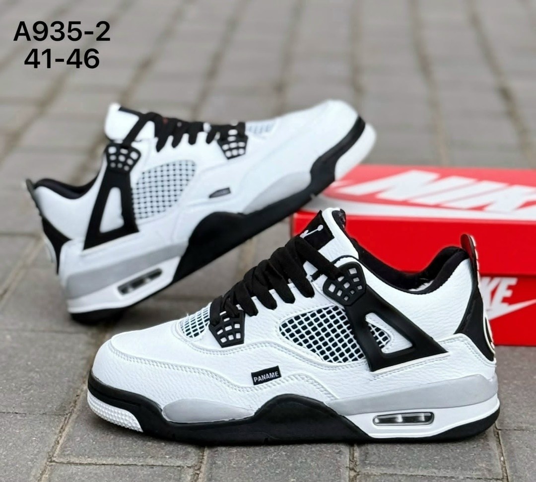 кроссовки nike air jordan 4 retro,кроссовки,мужской кроссовки,,кроссовки мужские nike air jordan 4 белый