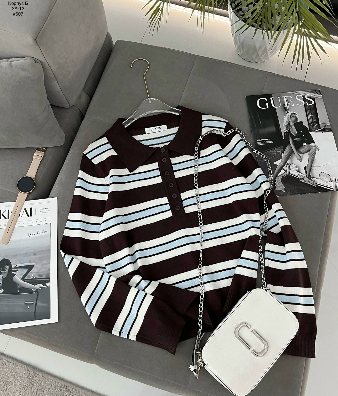 женская кофта,кофта поло,стильный джемпер,джемпер широкий,свитера женские