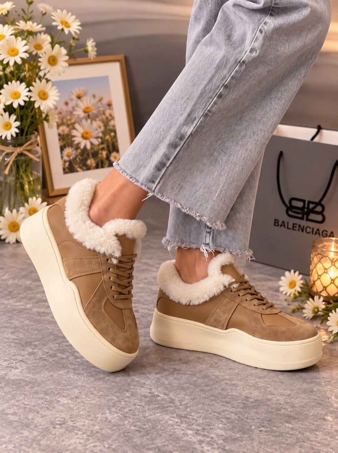 кроссовки зимние на высокой подошве brend shop luxe,женские зимние кроссовки,кроссовки на зиму женские,,кеды зимние/кроссовки теплые
