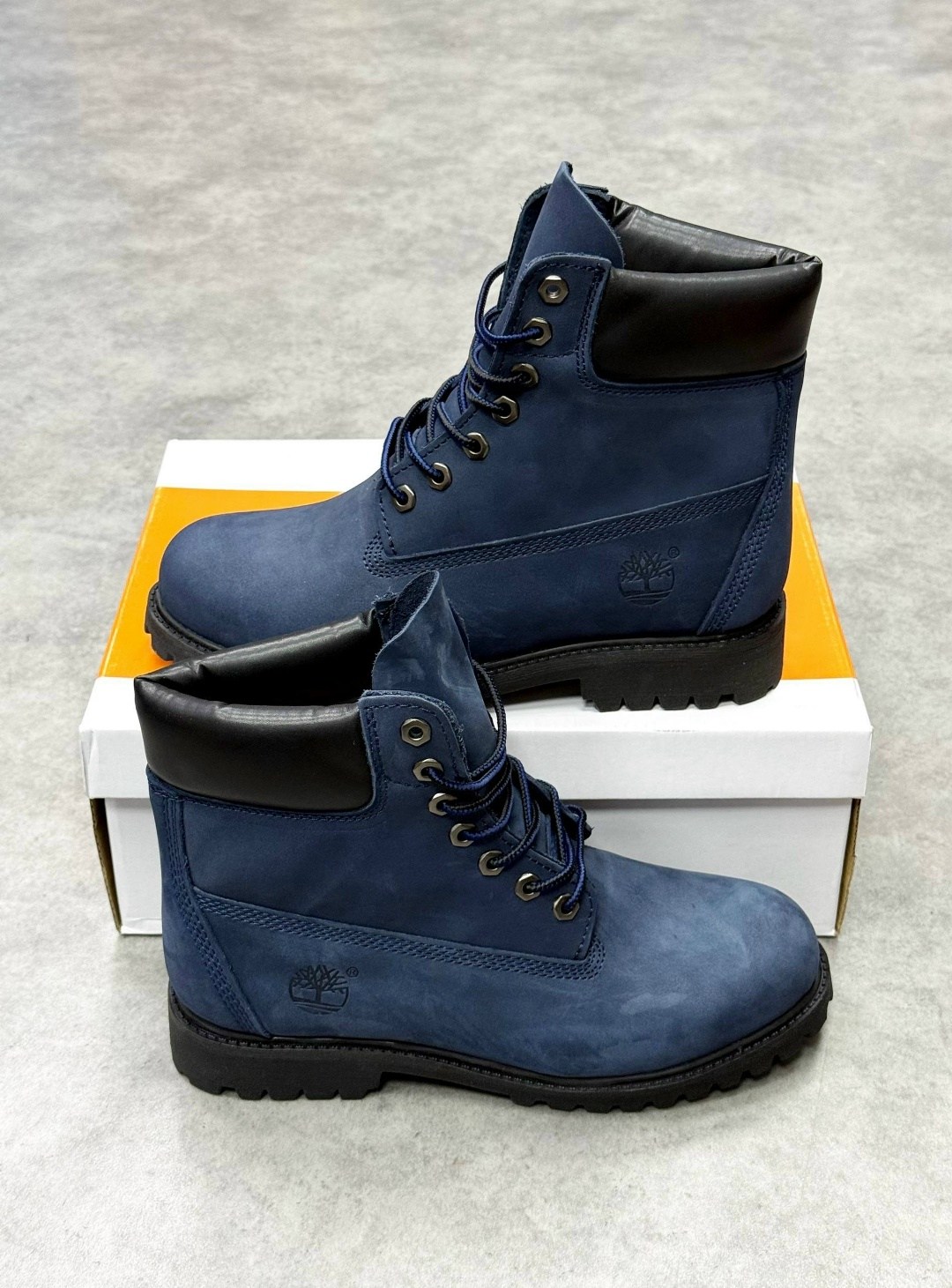 ,мужские ботинки timberland,timberland 6 inch premium,тимберленды синие,timberland 6 inch синие