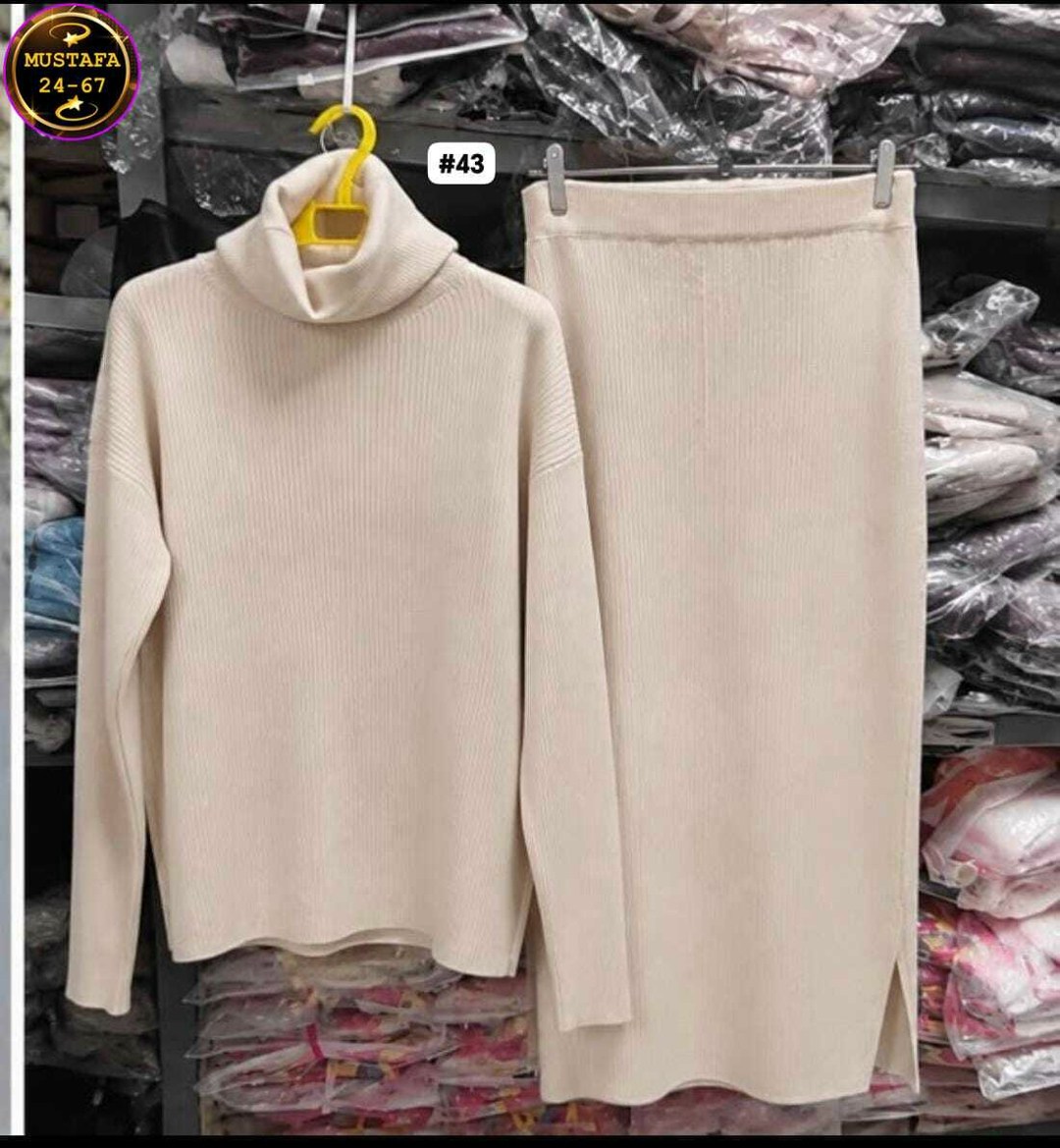 вязаный костюм с длинной юбкой и oversize свитером,костюм вязаный с юбкой,трикотажные костюмы,юбка с кофтой,трикотажный костюм с юбкой