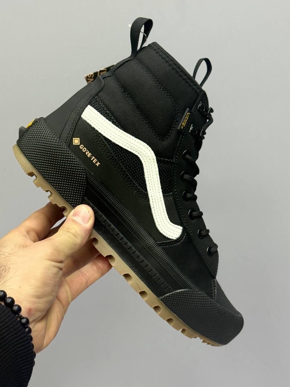 кроссовки sk8-hi gtx mte 3 vans черный,зимние кроссовки,зимняя мужская ,зимняя ,кроссовки