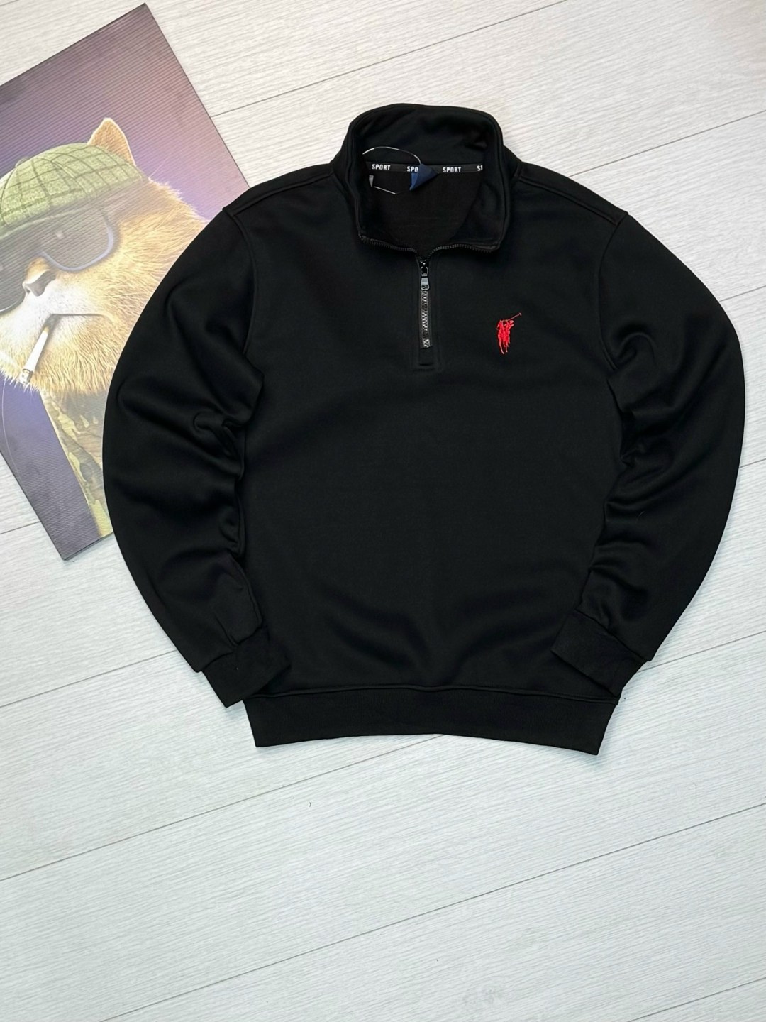кофта polo ralph lauren полузамок на флисе,джемпер polo ralph lauren,свитшот для мужчин,мужская кофта,polo ralph lauren half-zip sweater