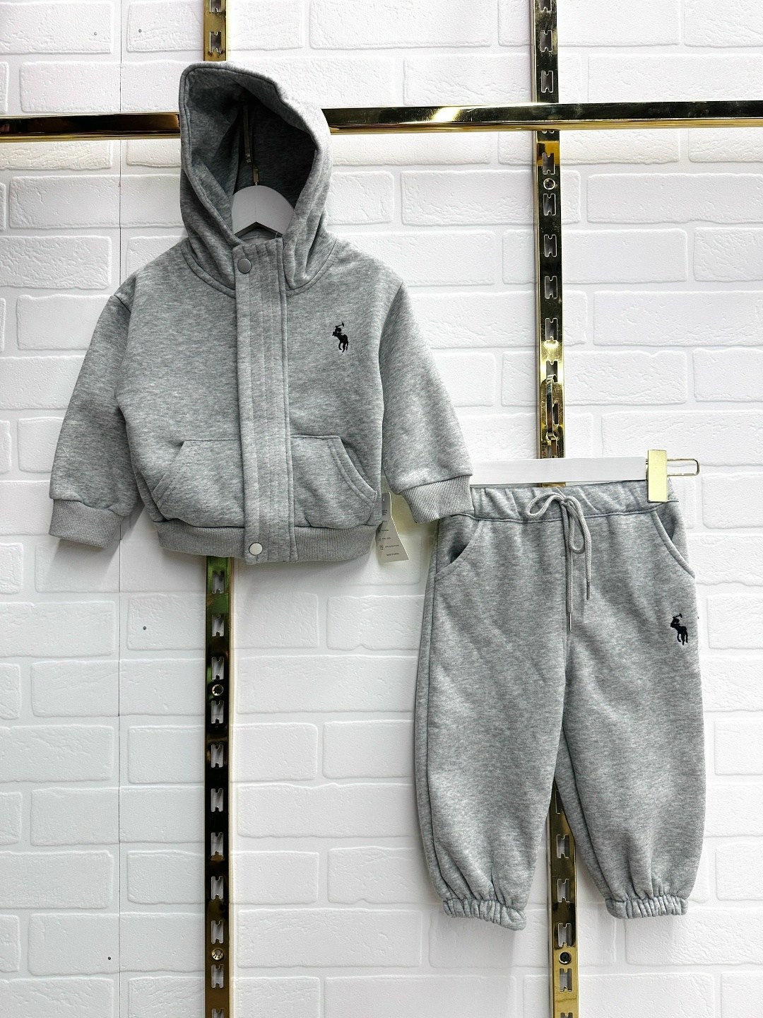 детские костюмы,одежда для мальчика,ralph lauren kids grey tracksuit,спортивный костюм ralph lauren детский,костюм