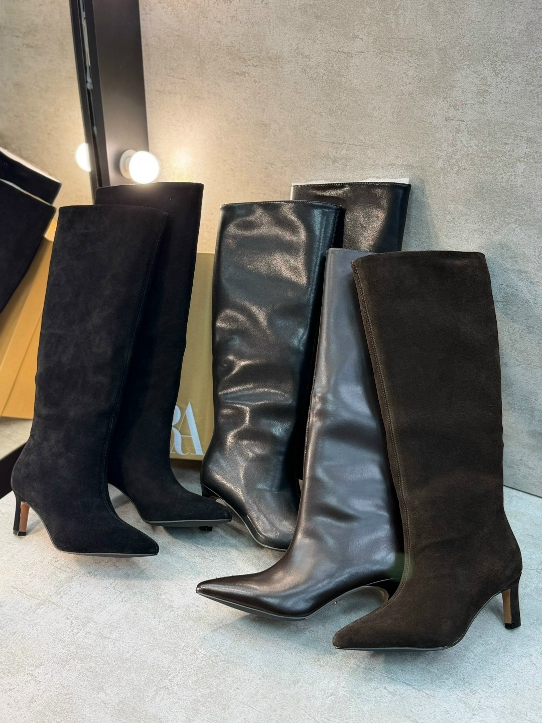 сапоги zara,женские сапоги,,сапоги зара,сапоги трубы на каблуке